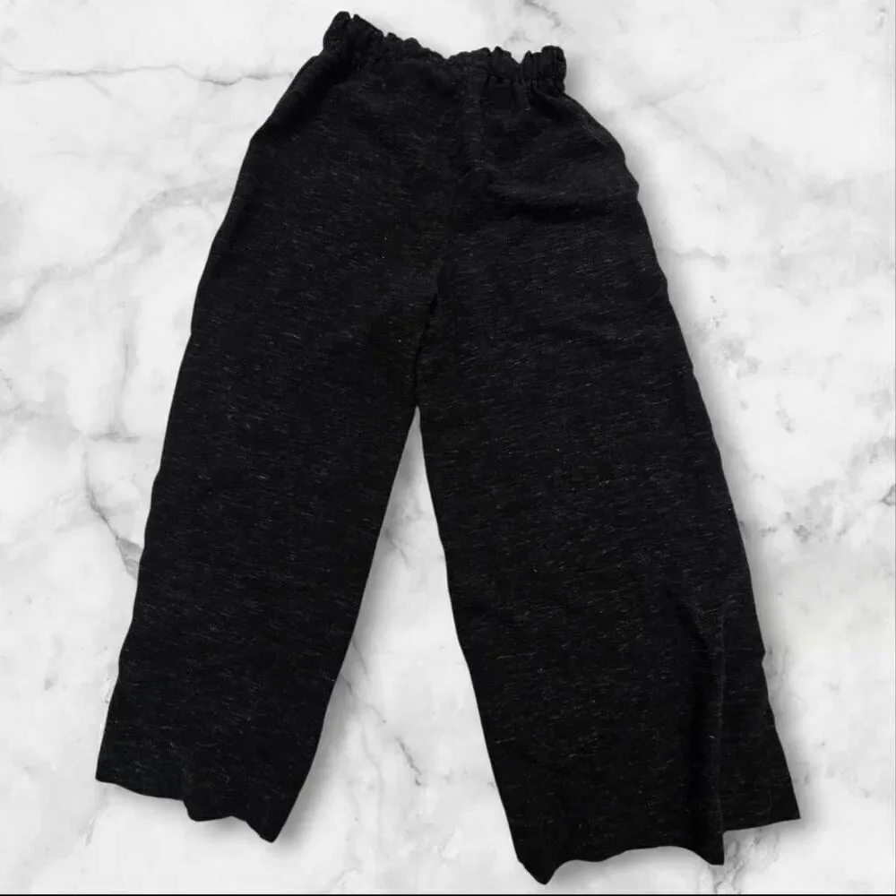 Max Studio Size XS Heathered Black Flare Pants